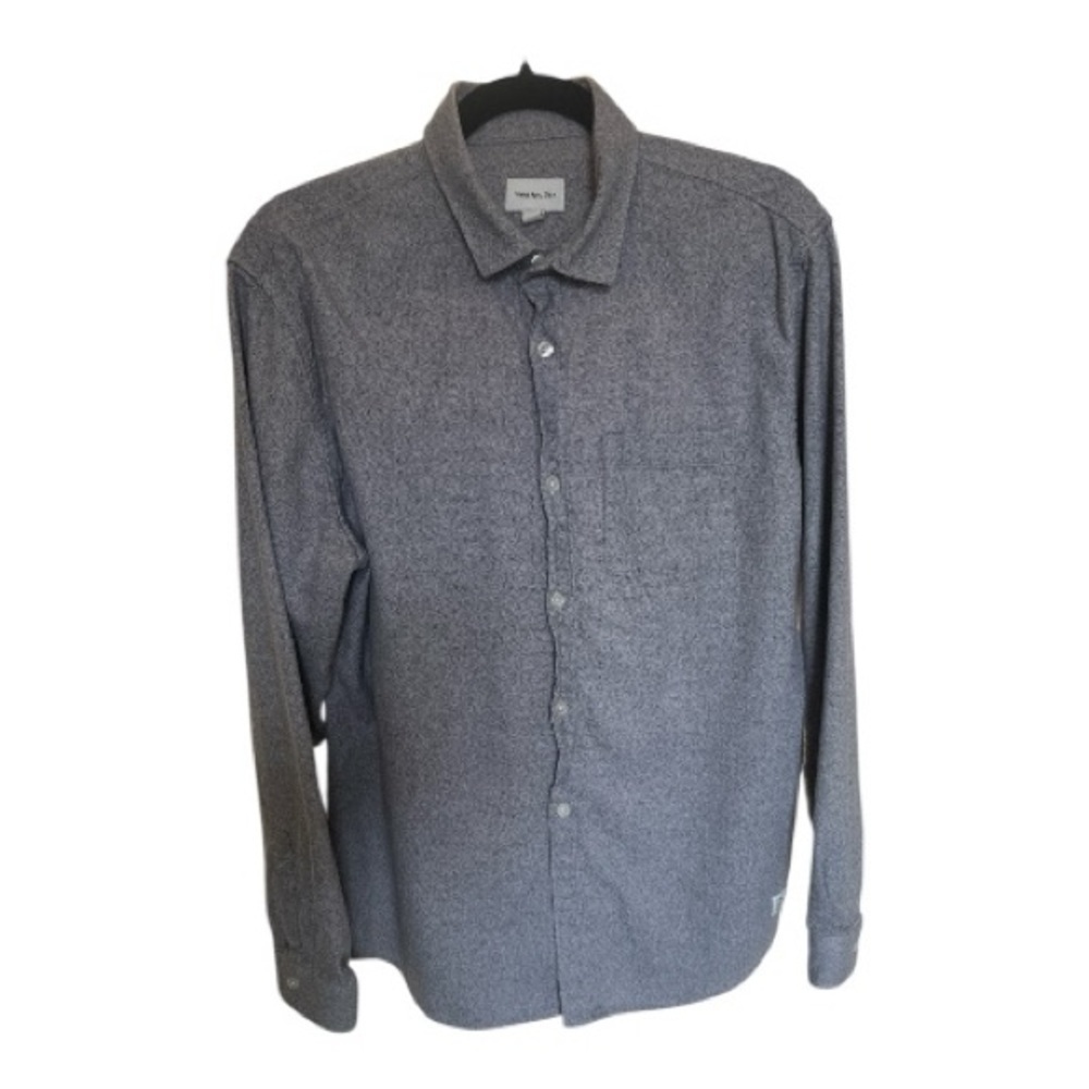 Frank & Oak "Riley" Button Up (Heather Grey)